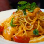 トマトクリーム（アメリケーヌソース）のパスタ