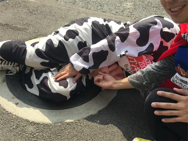 ビッグイベントに牛が参戦