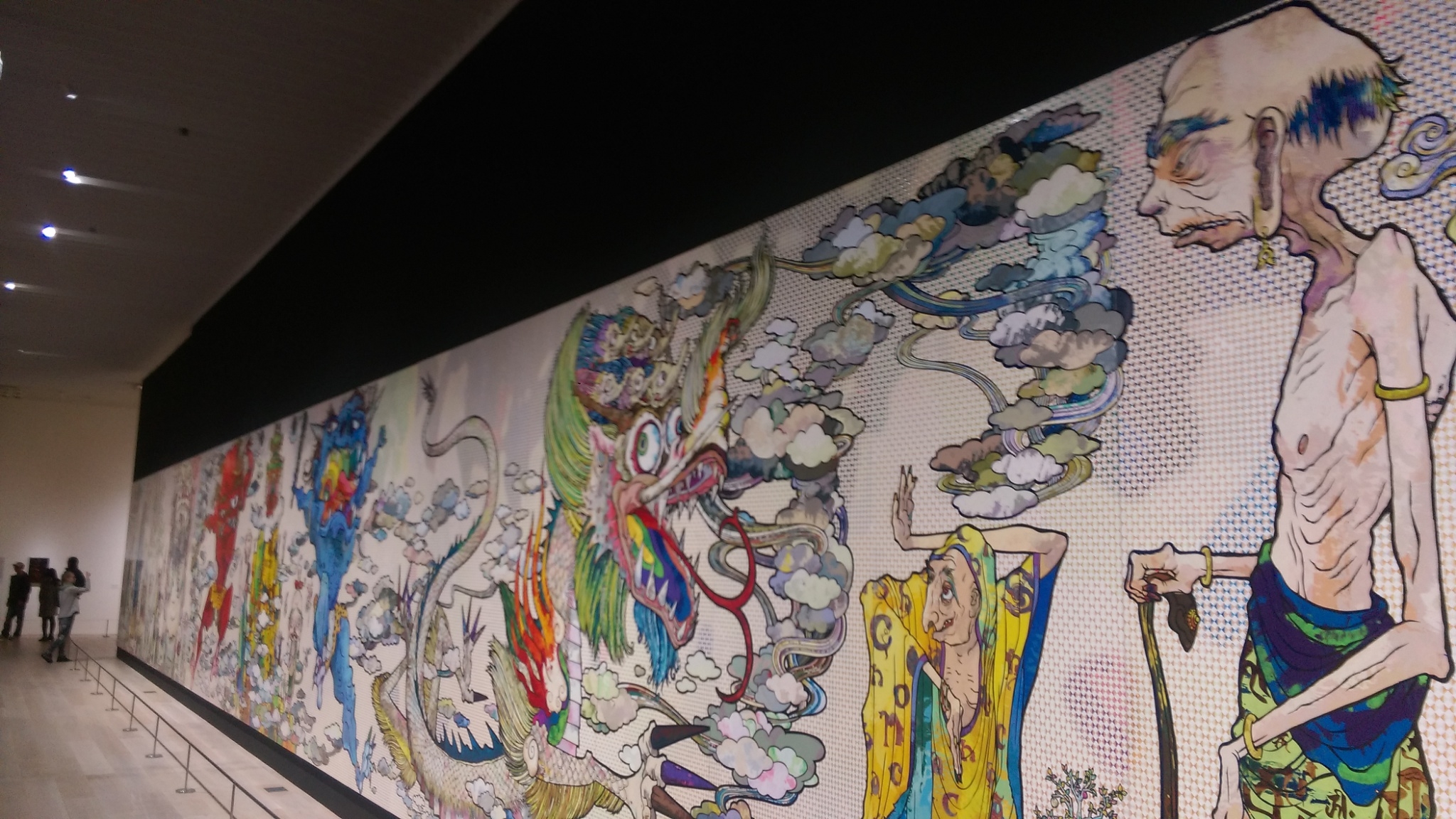 村上隆の五百羅漢図展