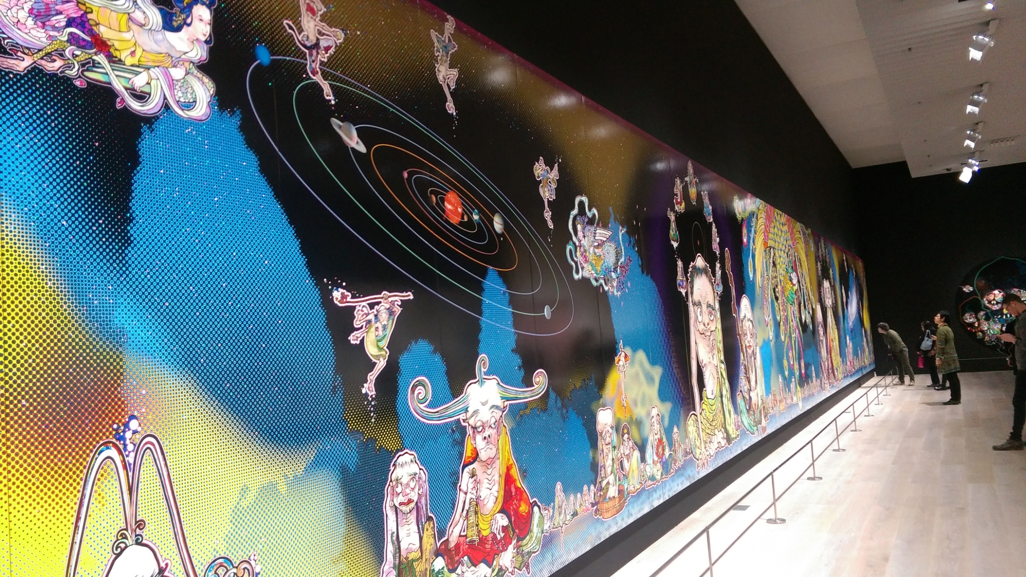 村上隆の五百羅漢図展