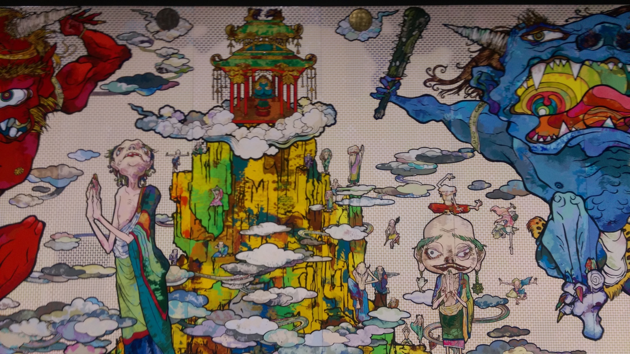 村上隆の五百羅漢図展