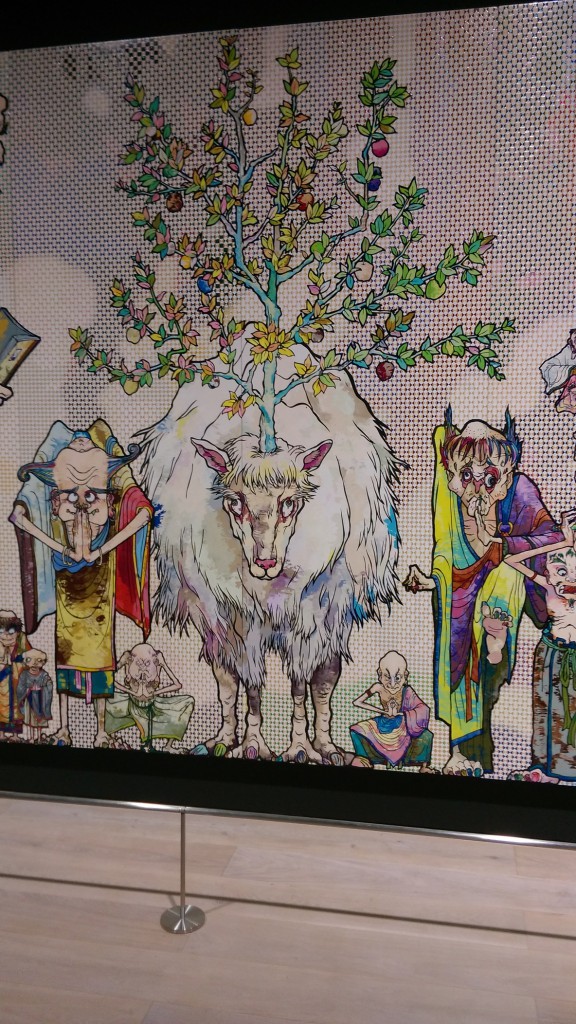 村上隆の五百羅漢図展