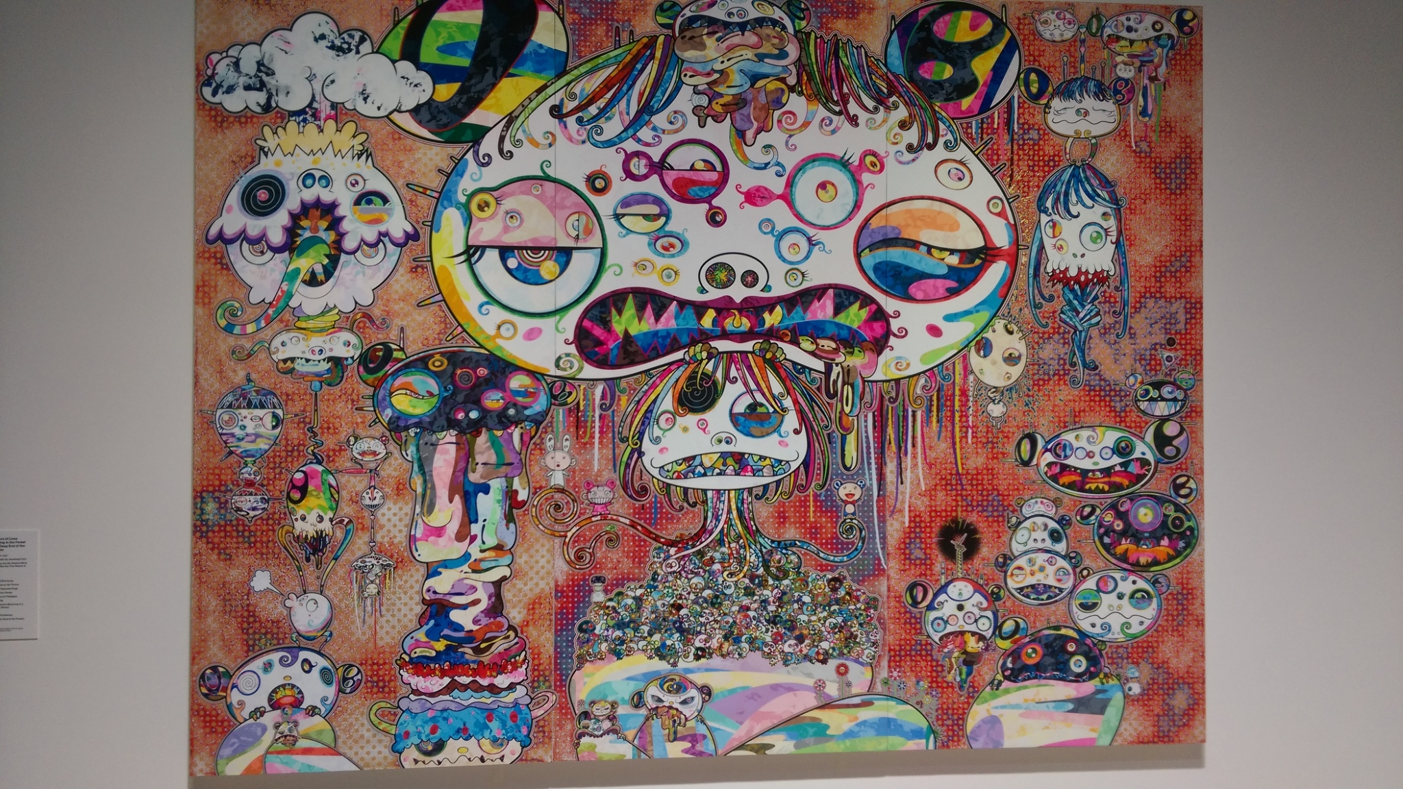 村上隆の五百羅漢図展