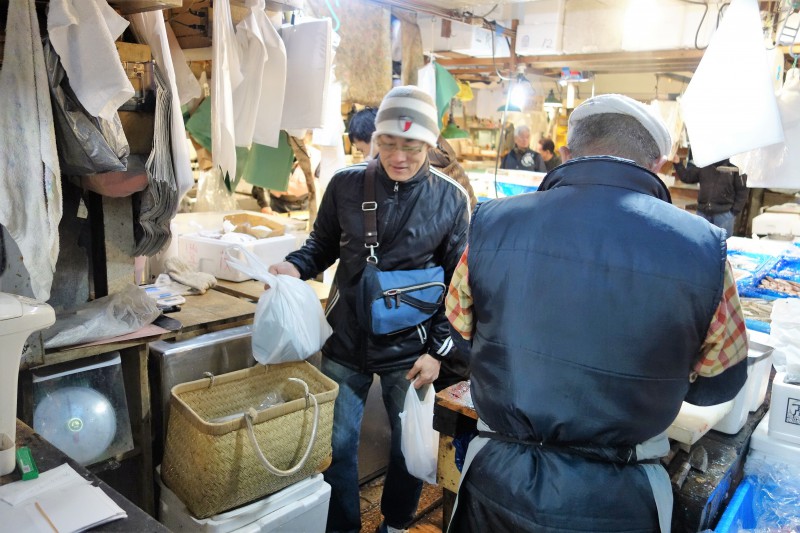 築地市場へガッツリ買い出しに行ってきた！（仕入れ）
