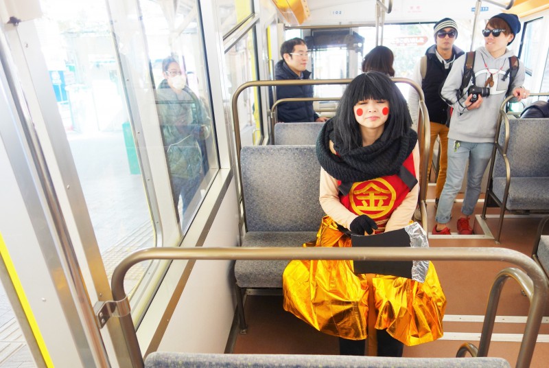 高尾山に金太郎が?