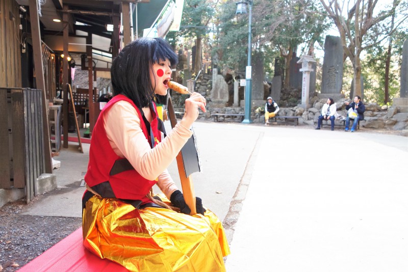 高尾山に金太郎が?