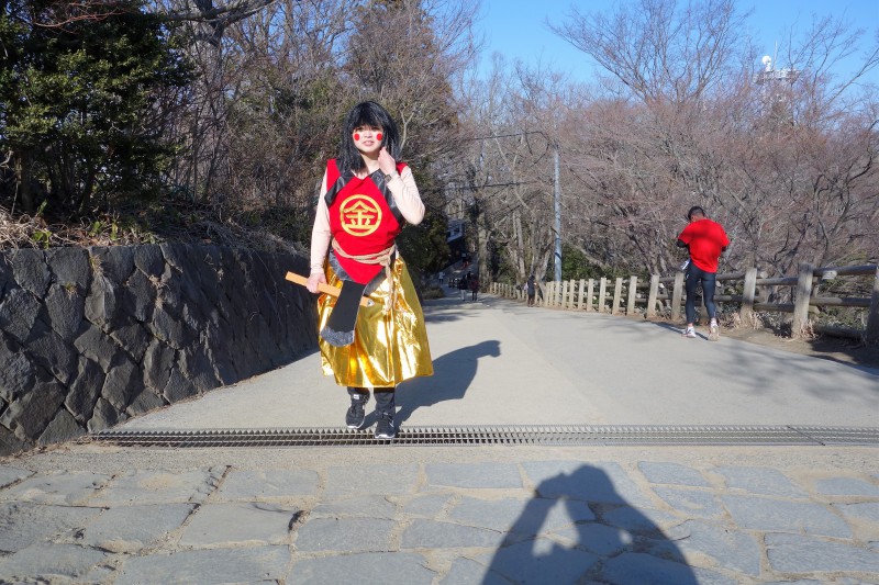 高尾山に金太郎が?