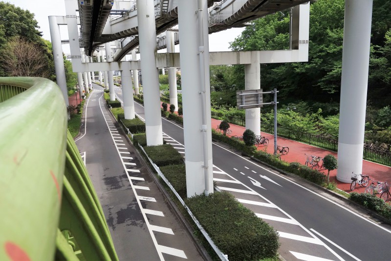 千葉動物公園へモノレールで行く