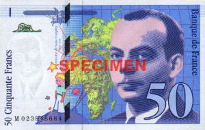 50フラン紙幣