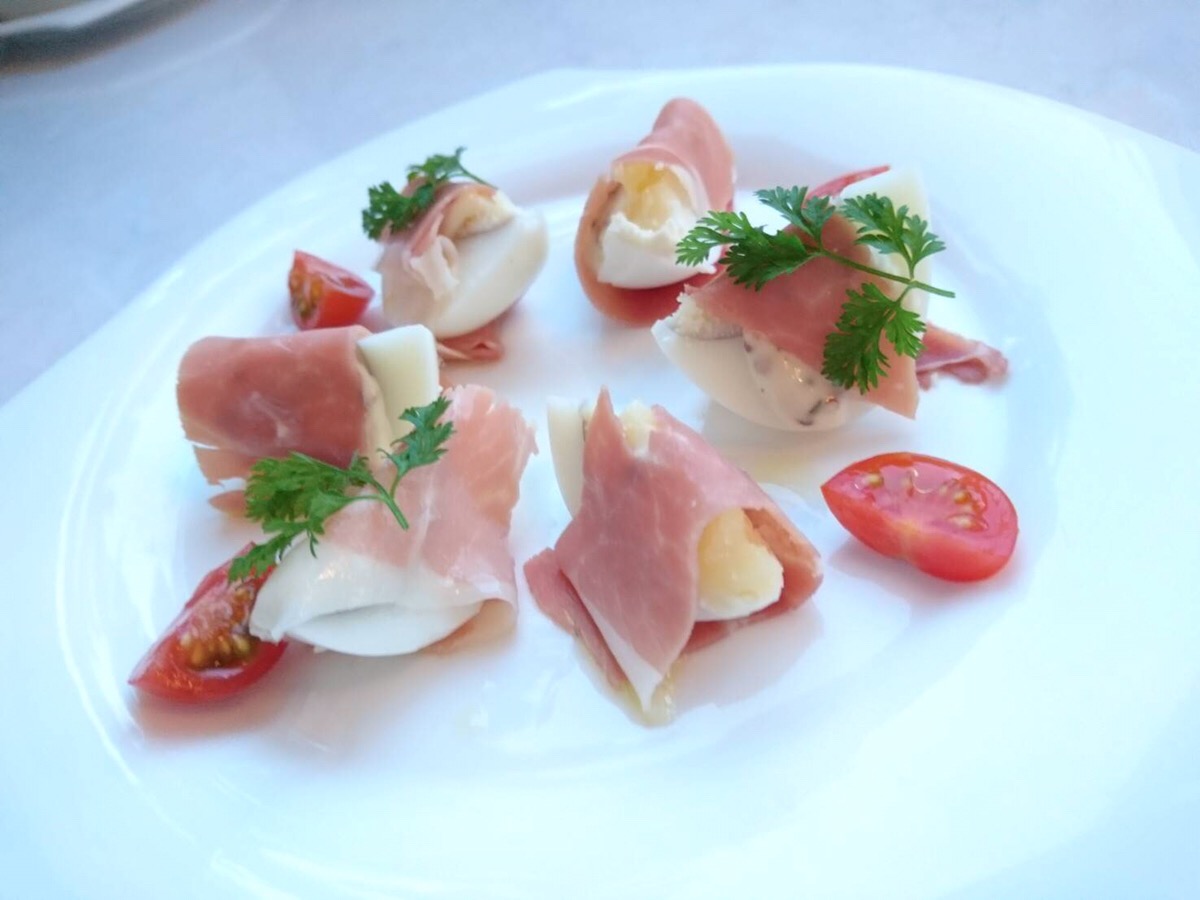 コメタマと卵のアンティパスト