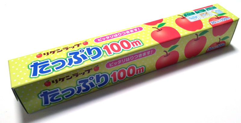 食品用ラップフィルム、リケンラップ、たっぷり100m