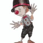 ピエロのパントマイム