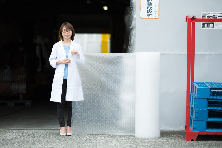 川上産業の緩衝材エアーキャップ